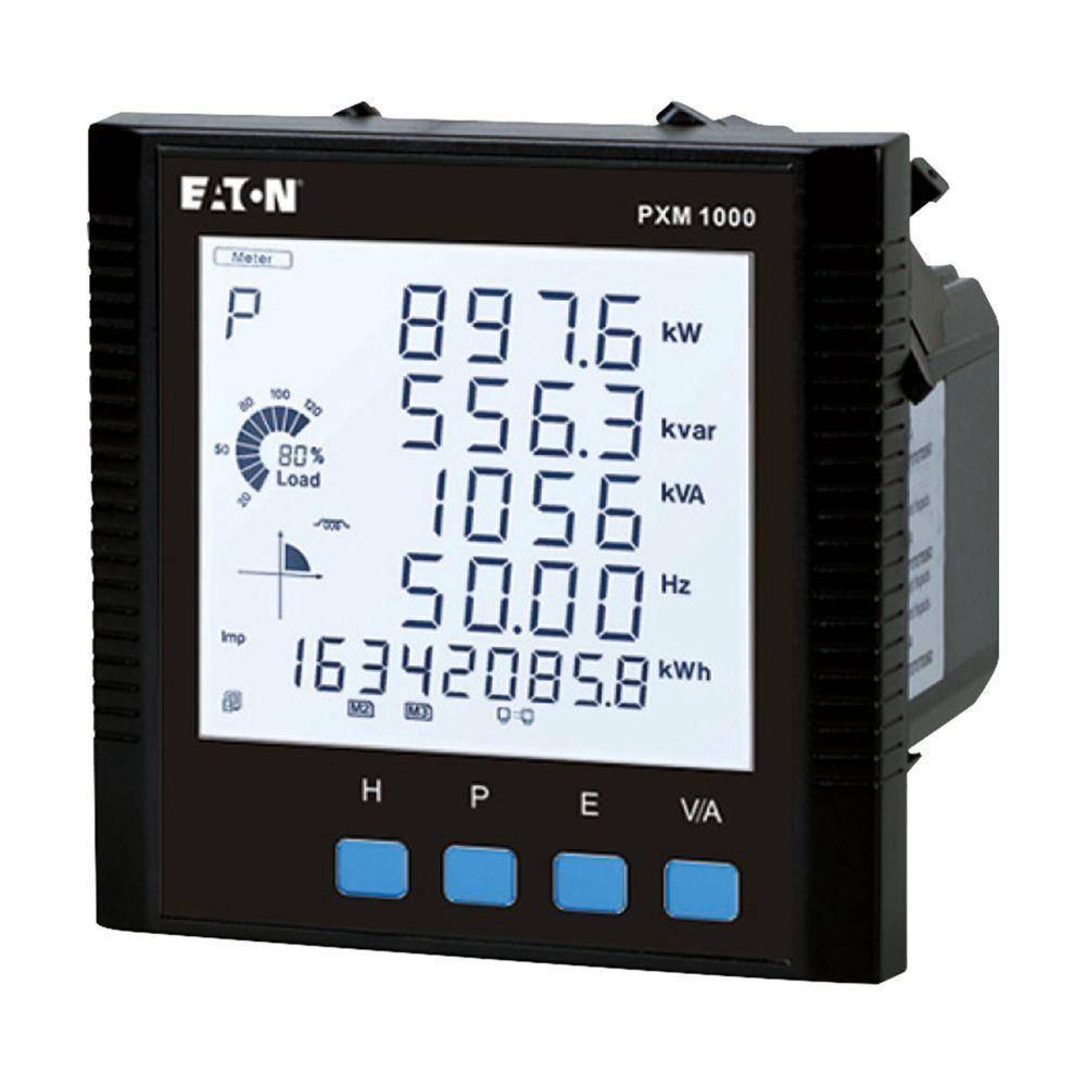 EATON PXM1000MB45-1 PXM1000 Power Xpert Meter, 20 to 60 VDC, 5 A, LCD Display, Modbus RTU/DNP3.0 Protocol Communication