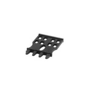 EATON XBAPPDZ2 2-Position Strain Relief, For Use With XBAPSPDB25 Spring Cage Connection Plug, Black