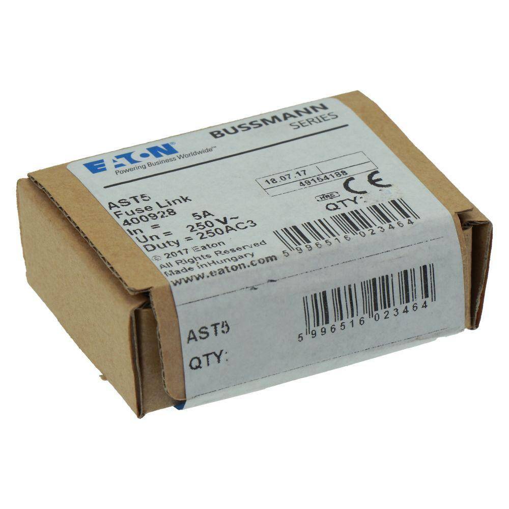 EATON ast5 Low Voltage Fuse, 250 V, 5 A
