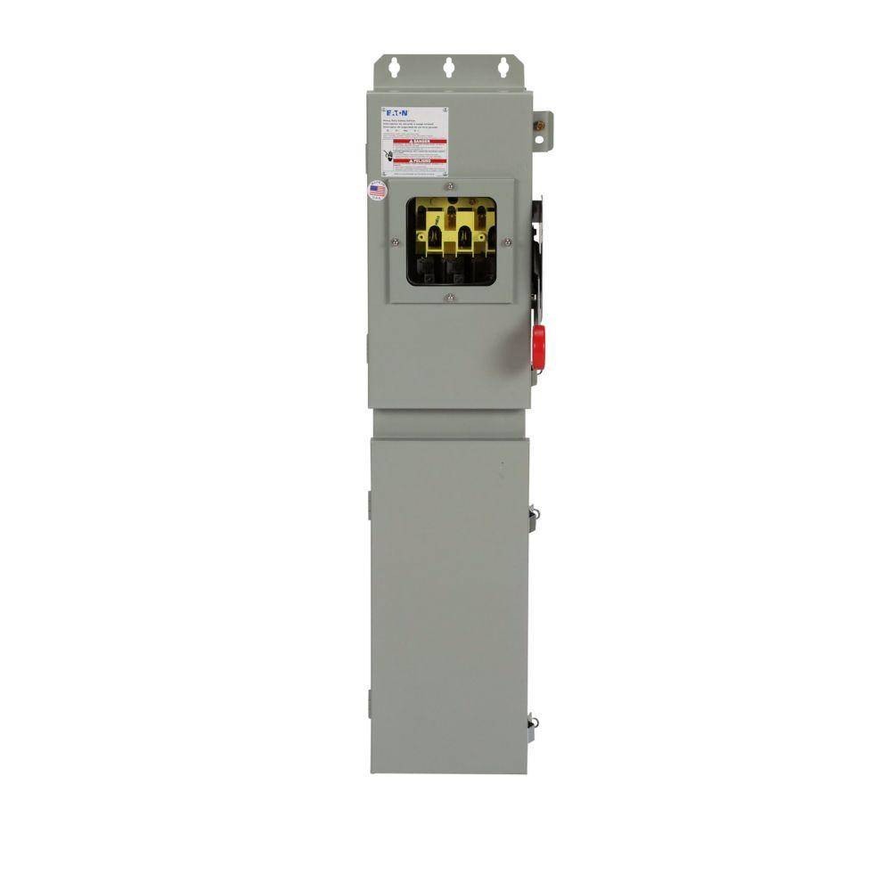 EATON dd327fdkw-00lo Double Door Safety Switch, 240 V, 800 A, 3 Poles