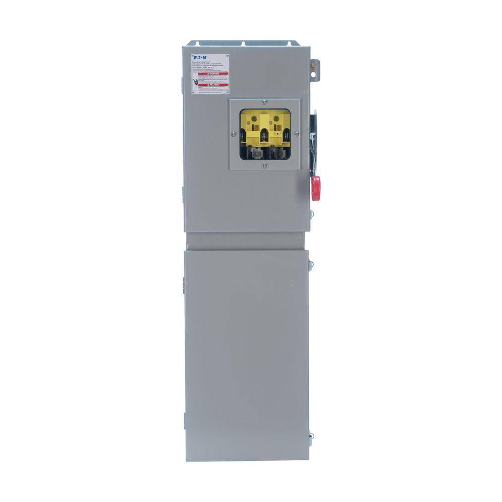EATON dd362fdkw-00lo Double Door Safety Switch, 600 V, 60 A, 3 Poles