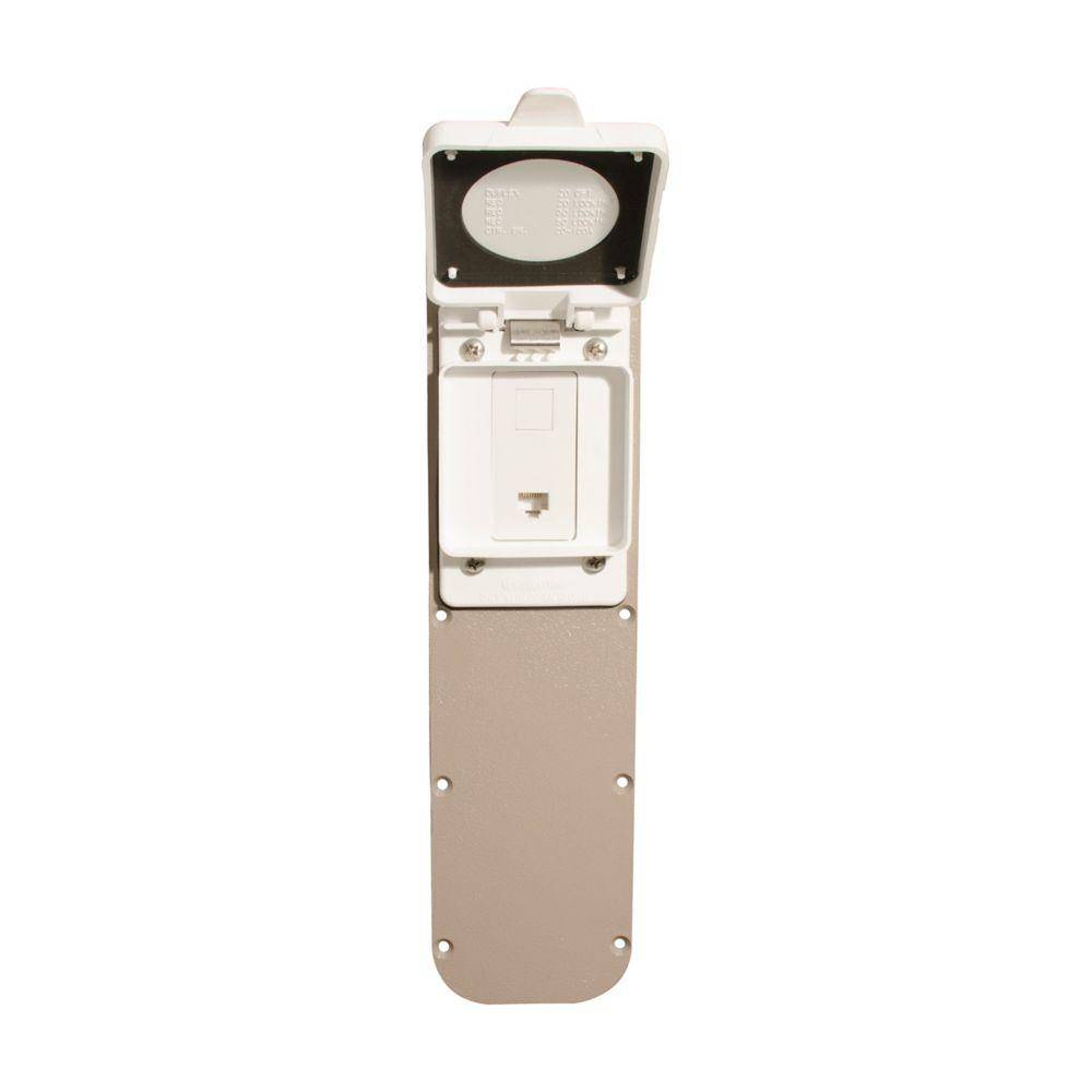 EATON rv1132 Pedestal Internet Plate, 1 in W