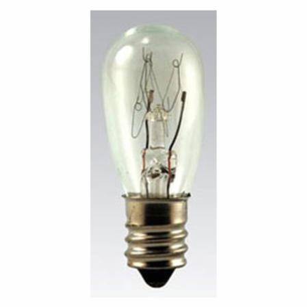 6 W, 48 V, 47 Lumen, EiKO Global LLC 40796 Miniature Lamp, E12 Candelabra Screw Base, S6