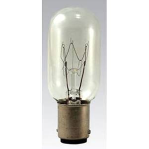 25 W, 120 V, 0.21 A, EiKO Global LLC 49563 Miniature Lamp, BA15D Double Contact Bayonet Base, T8