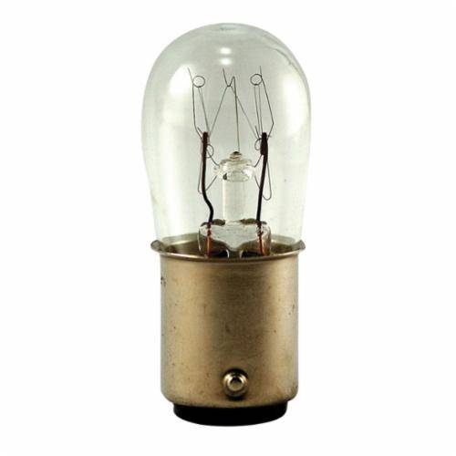 EIKO® 6S6DC/24V Miniature Lamp, 6 W, BA15d Double Contact Bayonet Incandescent Lamp, S6 Shape, 53 Lumens