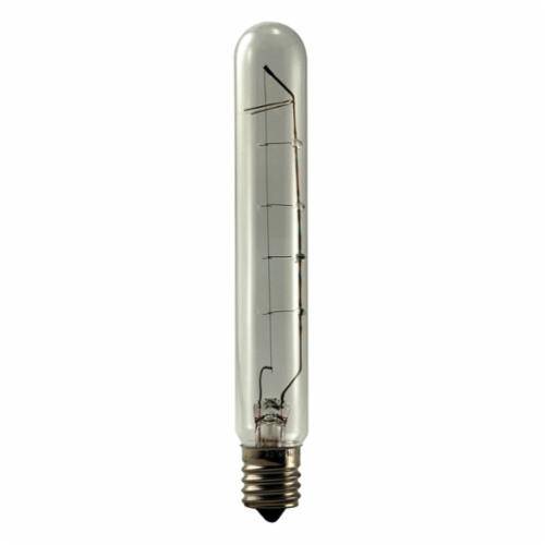 EIKO® 25T6-1/2N-130V Miniature Lamp, 25 W, E17 Intermediate Incandescent Lamp, T6.5 Shape, 210 Lumens