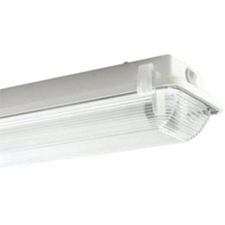 4', 120 to 277 VAC, Engineered Products Company G4L2-T8-CLM Fluorescent Ceiling Mount Light Fixture, 2 Lamp