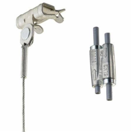 1.5 MM x 9.9' Wire Rope, nVent (Erico) SLK15L34H24 CADDY® Speed Link Support System, 44 Lb