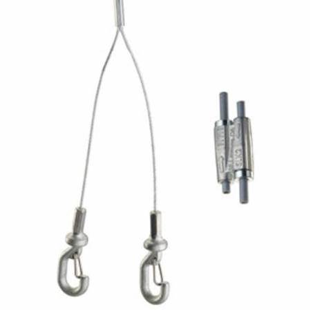 2 MM x 6.6' Wire Rope, nVent (Erico) SLK2YH500L2 CADDY® Speed Link Support System,
