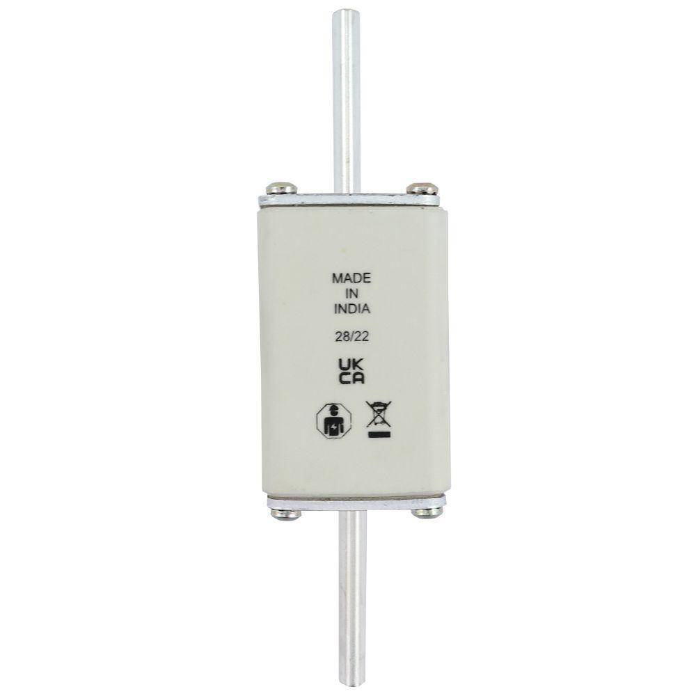 Edison Bussmann 160NHG02B NH Fuse Link, 500 VAC, 160 A, For Use With Class C gG/gL Fuse, Ceramic