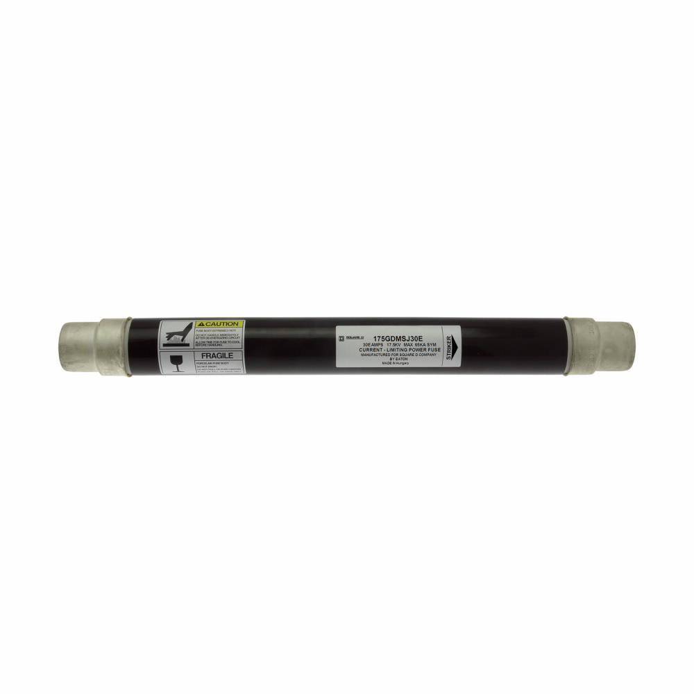 EATON 175GDMSJ20E Bussmann High Voltage Fuse, 17.5 kV, 20 A, For Use With 600 A Square D HVLCC and HVL switches