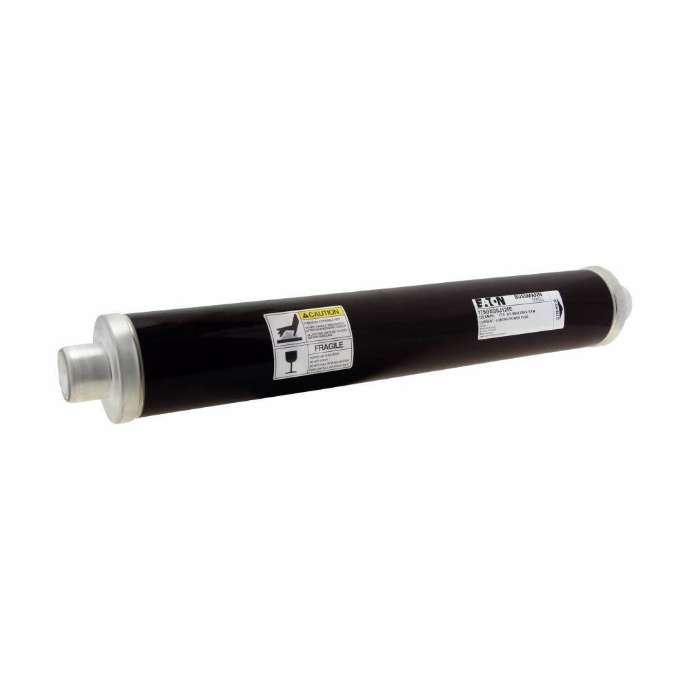 EATON 175GXQSJ125E Bussmann High Voltage Fuse, 17.5 kV, 125 A, For Use With 600 A Square D HVLCC and HVL switches
