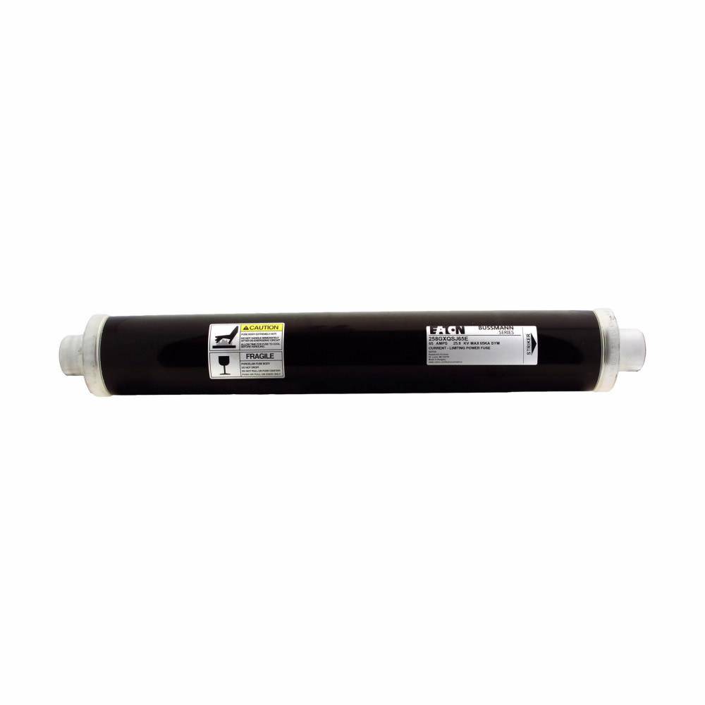 EATON 258GXQSJ65E Bussmann High Voltage Fuse, 25.8 kV, 65 A, For Use With 600 A Square D HVLCC and HVL switches