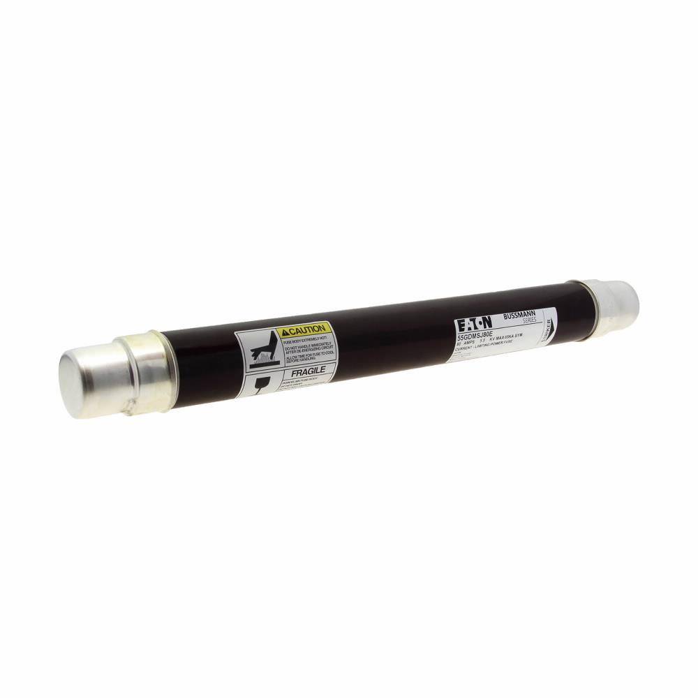 EATON 55GDMSJ80E Bussmann High Voltage Fuse, 5.5 kV, 80 A, For Use With 600 A Square D HVLCC and HVL switches