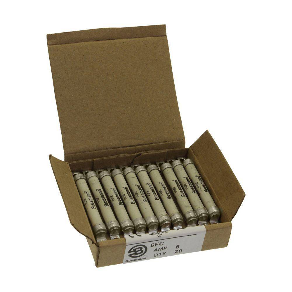 Edison 6FC FC Series Non-Indicating High Speed Fuse, 690 VAC, 6 A