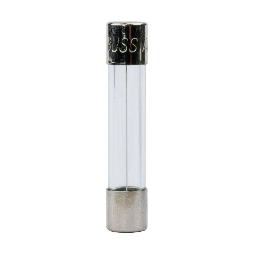 Bussmann AGC-1-2/10 Fast-Acting Fuse, 250 VAC, Cylindrical Body