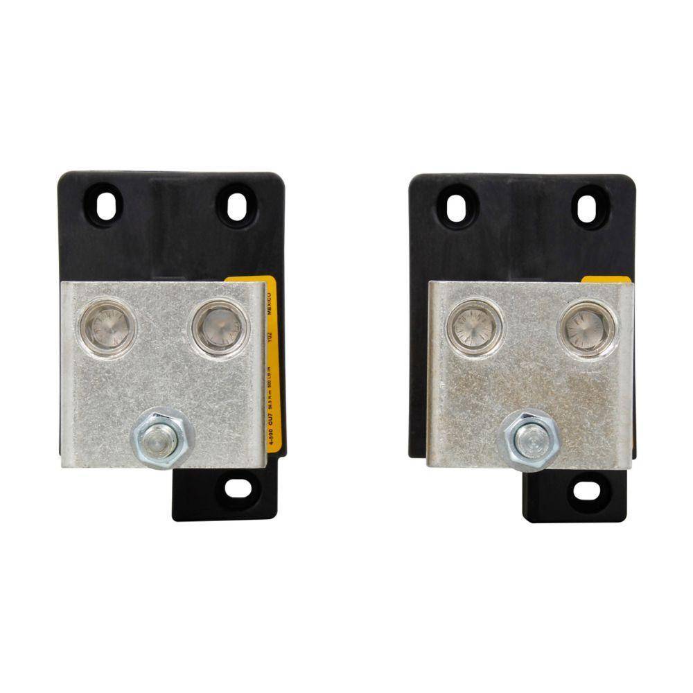 EATON BH-3033 Large Base Modular Fuse Block, 1250 V, 700 A, 6 to 250 Cu MCM Wire
