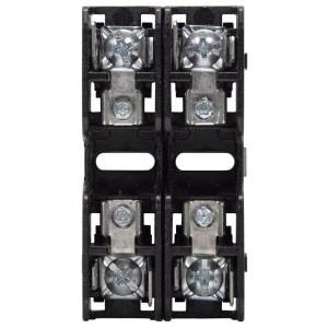 Edison BMM603-2PQ Modular Midget Fuse Block, 600 VAC, 30 A, 18 to 10 AWG Wire, 2 Poles