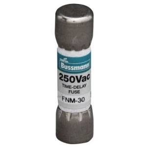 Bussmann Fusetron™ FNM-1-6/10 Low Voltage Supplemental Time Delay Midget Fuse, 1.6 A, 250 VAC, 100 A Interrupt, Class: Supplemental, Cartridge Body