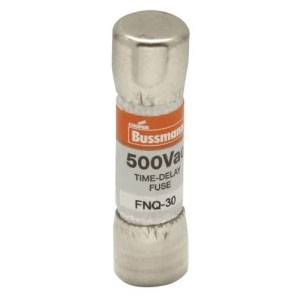 Bussmann Tron® FNQ-2/10 Time Delay Fuse, 2/10 A, 500 VAC, 10 kAIC Interrupt, Class: Supplemental, Cartridge Body
