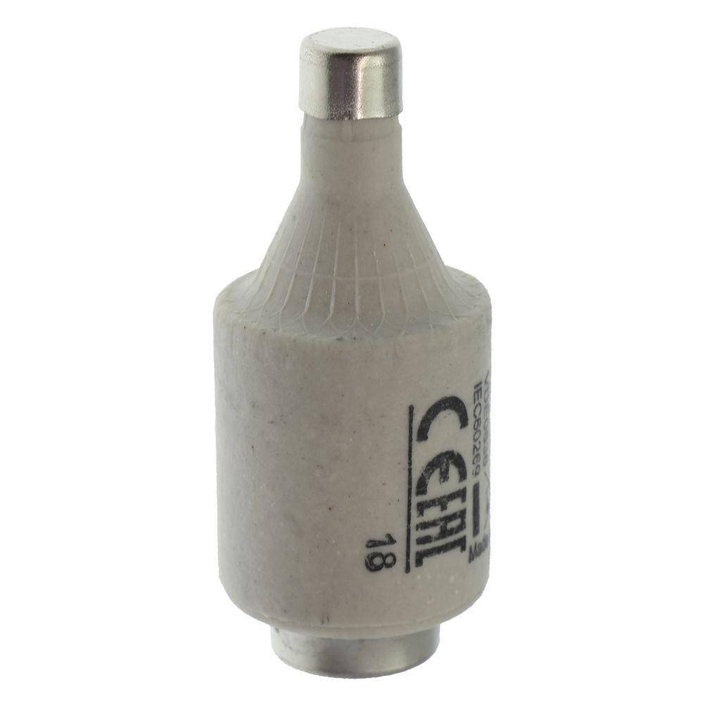 Edison 10D27Q Fast Acting Fuse, 10 A, 500 VAC, 50 kA Interrupt