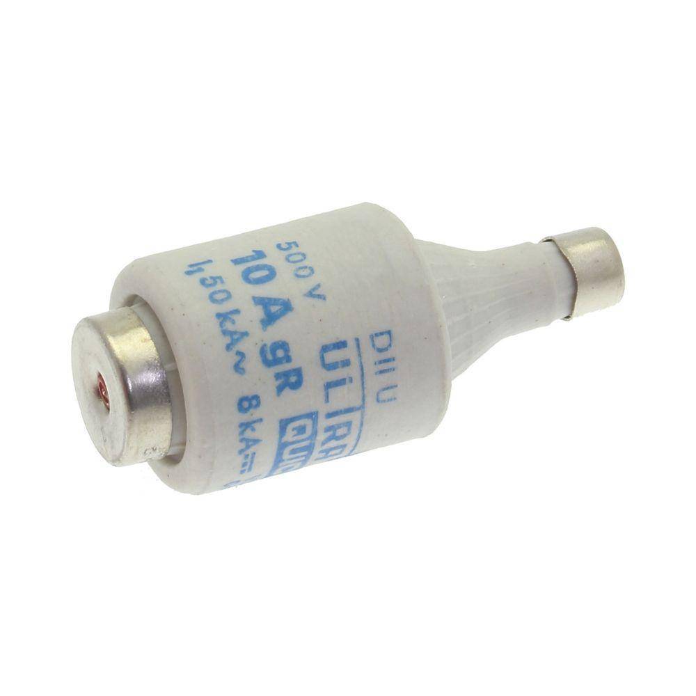 Edison 10D27R Fast Acting Fuse, 10 A, 500 VAC, 50 kA Interrupt