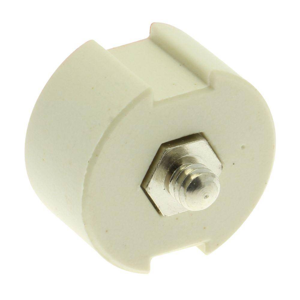 Edison 10GD27 Screw Cap Gauge Piece, For Use With DII Size 500 V Type D and D0 Diazed Fuse Links and E27 Size Type D and D0 Fuse Bases, 10 A, Red
