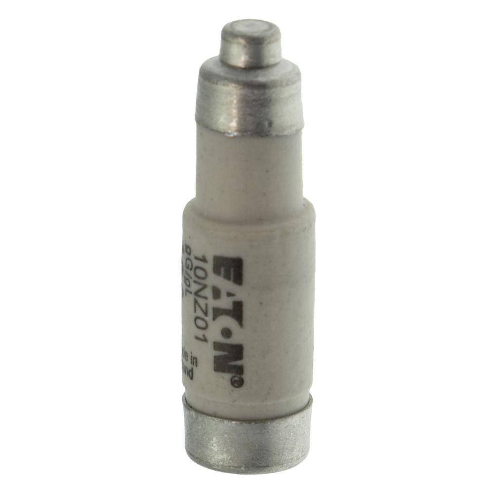 Edison 10NZ01 NZ Series Type D0 Low Voltage Time Delay Neozed Fuse, 10 A, 400 VAC, 100 kA Interrupt, Class: gG/gL, Cartridge Body