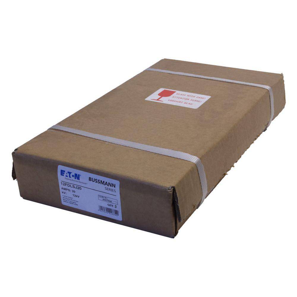 Bussmann 12FDLSJ20 DIN Dimensioned Medium Voltage Type F Current Limiting Fuse Link, 12 kV, 20 A