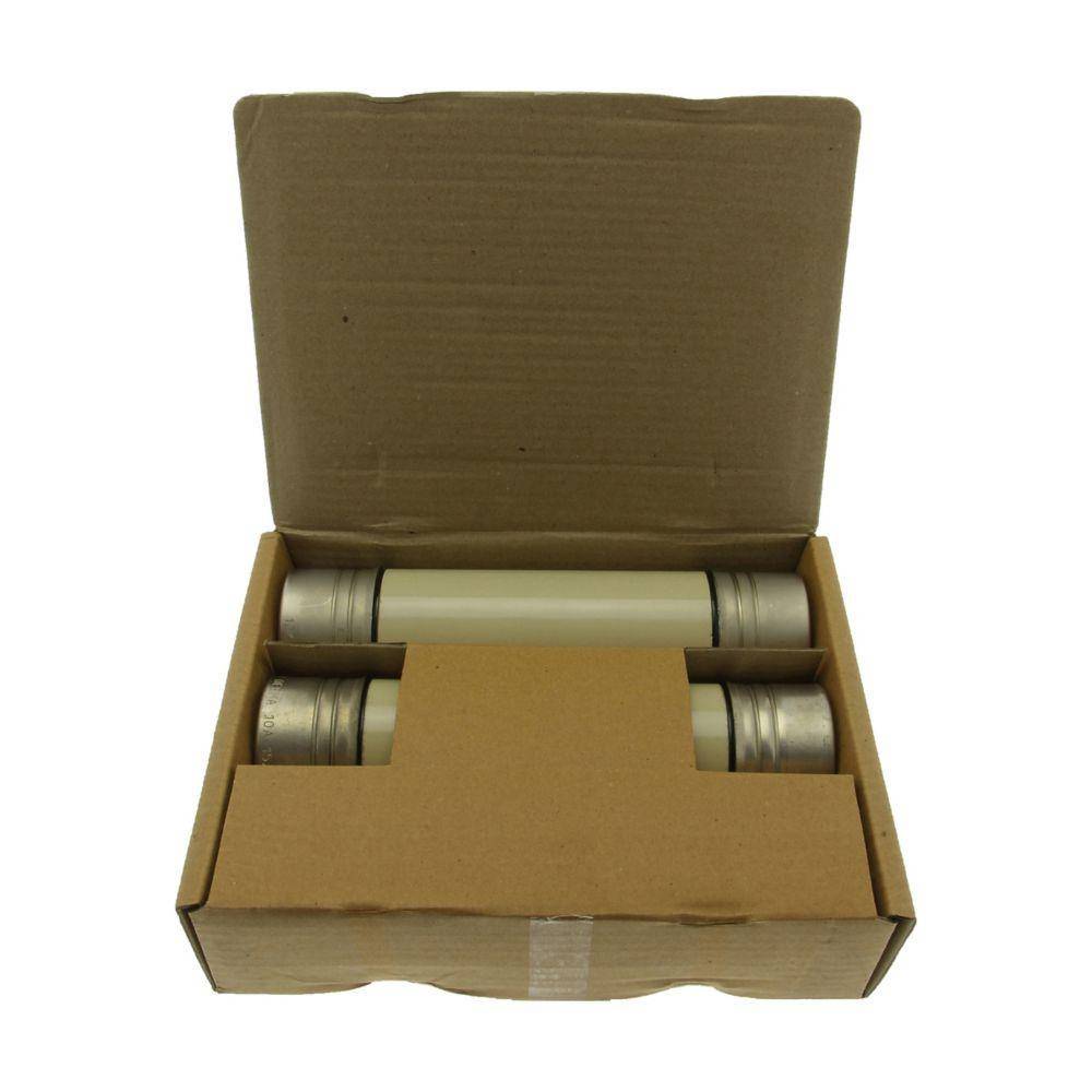 Bussmann 3.6OEFMA80 British Standard Medium Voltage Oiltight IEC Fuse With Powerful Pyrotechnic Striker Pin, 80 A, 3.6 kV, 50 kA, Cartridge Body