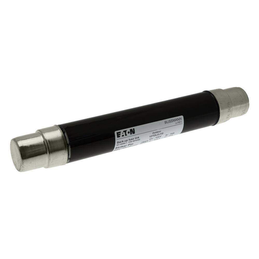 Bussmann 12TDLEJ10 DIN Dimensioned Euro-IEC Fuse, 10 A, 12 kV, 63 kA Interrupt