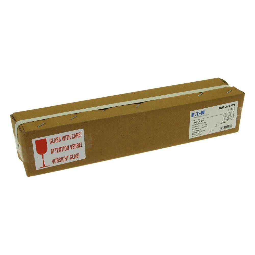 Bussmann 12THLEJ80 DIN Dimensioned Medium Voltage Euro-IEC Fuse, 80 A, 12 kV, 63 kA Interrupt