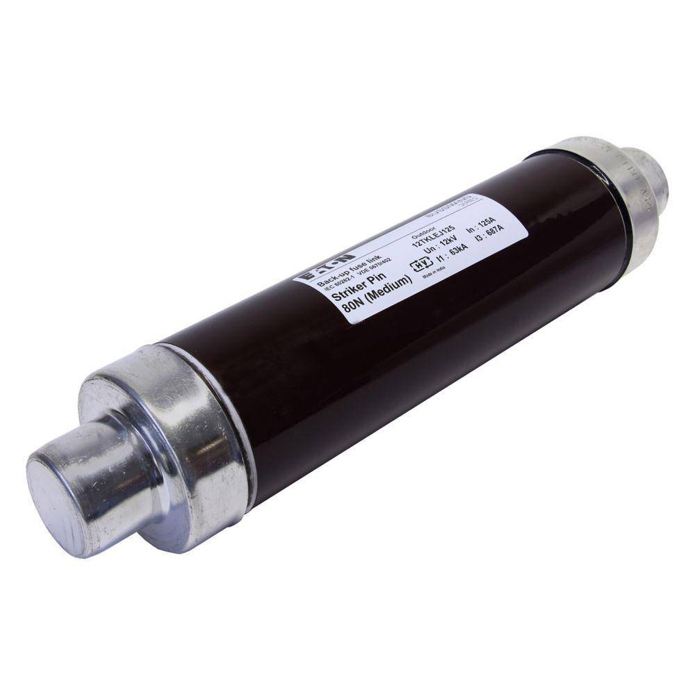 Bussmann 12TKLEJ125 TKLEJ Back-Up DIN Dimensioned Medium Voltage Type T Current Limiting IEC Fuse, 25 A, 12 kV, 63 kA Interrupt, Class: Back-Up, Cartridge Body
