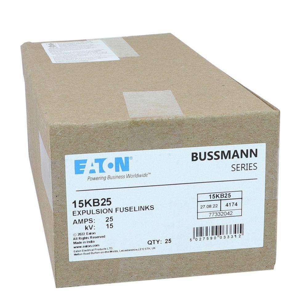 Bussmann 15KB25 Fuse Link - Medium & High Voltage, 15 kV, 25 A