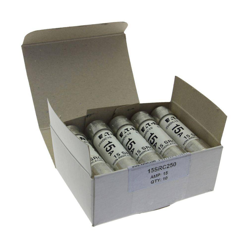 Edison 15SRC250 High Speed Traction Fuse, 15 A, 250 VDC