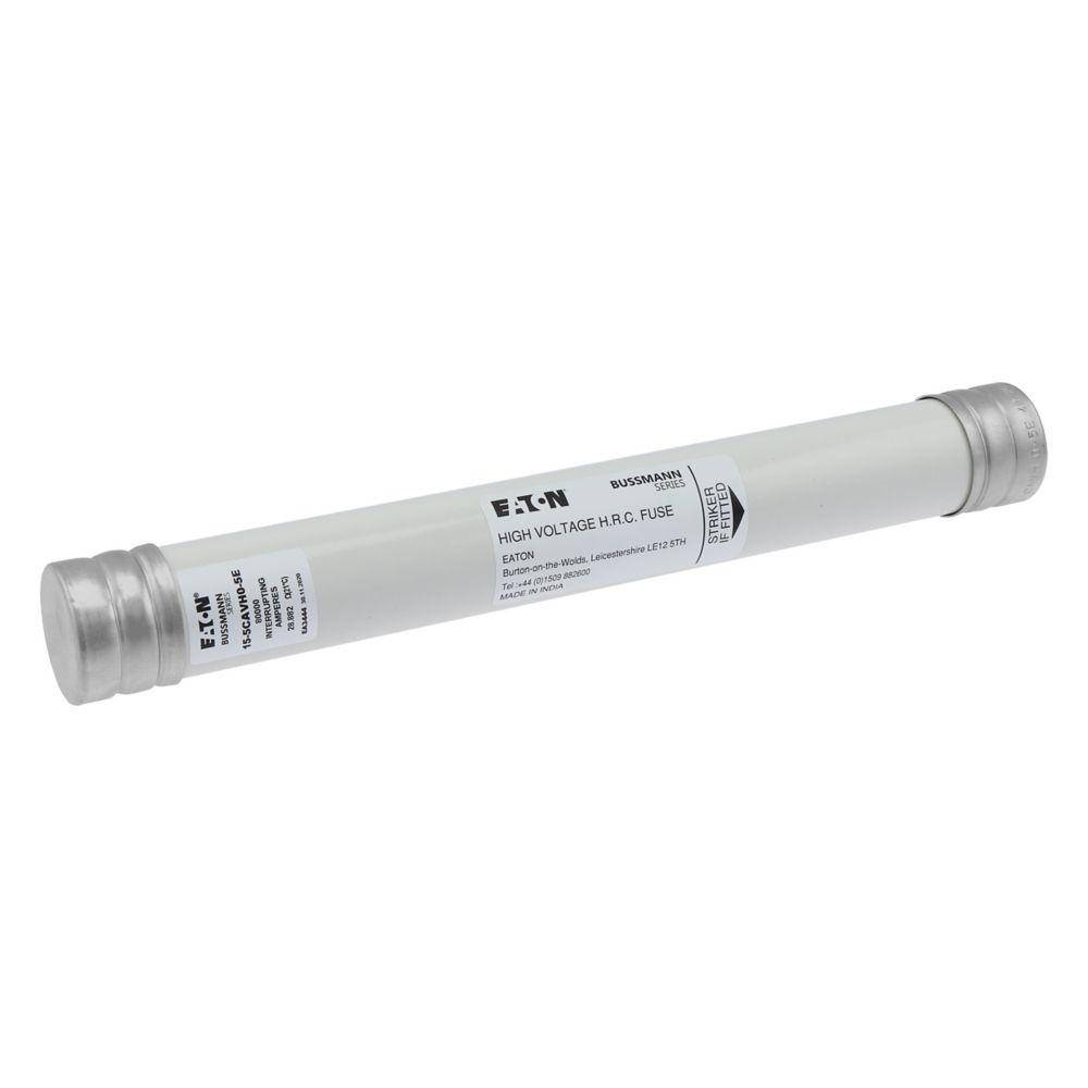 Edison 15.5CAVH0.5E CAVH Single Barrel Medium Voltage Fuse, 0.5 A, 15.5 kV, 80 kA Interrupt, Class: E