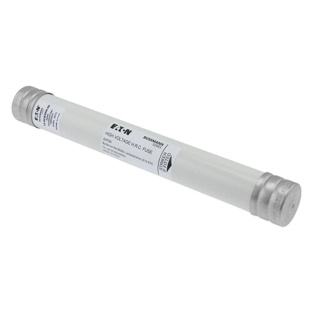 Edison 15.5CAVH0.5E CAVH Single Barrel Medium Voltage Fuse, 0.5 A, 15.5 kV, 80 kA Interrupt, Class: E