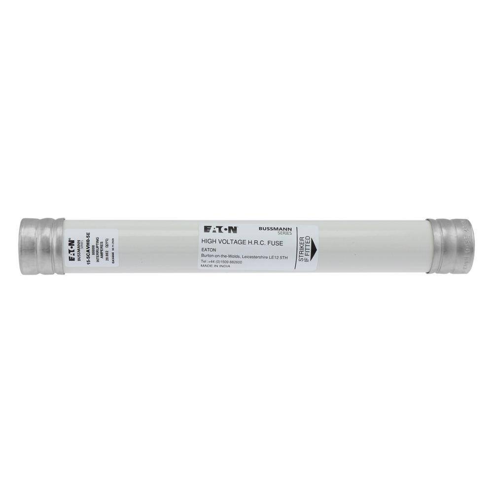 Edison 15.5CAVH0.5E CAVH Single Barrel Medium Voltage Fuse, 0.5 A, 15.5 kV, 80 kA Interrupt, Class: E
