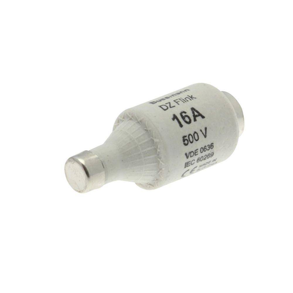 Edison 16D27Q Fast Acting Fuse, 16 A, 500 VAC, 50 kA Interrupt