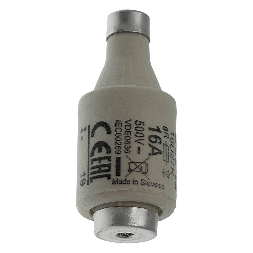Edison 16D27R Fast Acting Fuse, 16 A, 500 VAC, 50 kA Interrupt