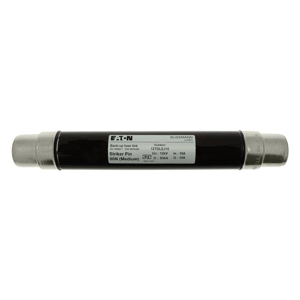 Bussmann 17.5TDLEJ6.3 Type T Back-Up Current Limiting DIN Dimensioned Medium Voltage IEC Fuse, 6.3 A, 17.5 kV, 63 kA Interrupt