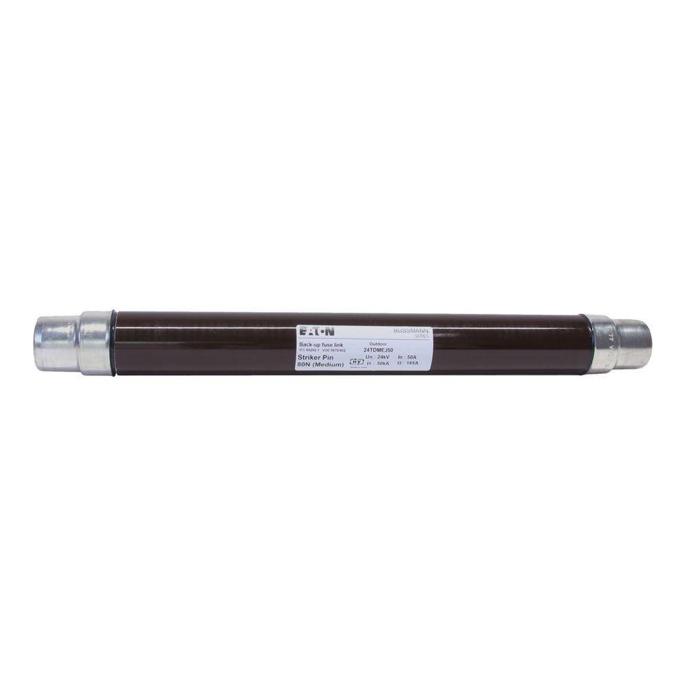 Bussmann 24TDMEJ31.5 TDMEJ Back-Up DIN Dimensioned Medium Voltage Type T Current Limiting IEC Fuse, 31.5 A, 24 kV, 50 kA Interrupt, Class: Back-Up, Cartridge Body