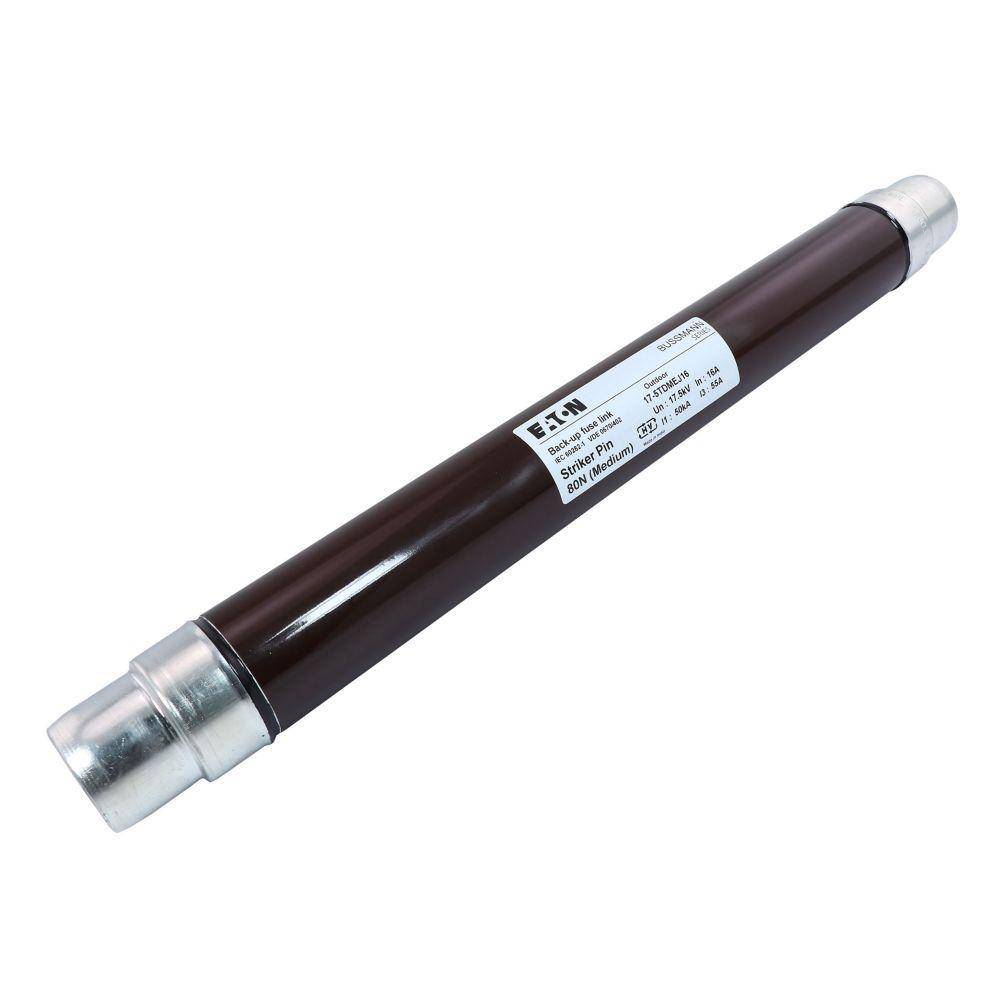 Bussmann 17.5TDMEJ16 TDMEJ Back-Up DIN Dimensioned Medium Voltage Type T Current Limiting IEC Fuse, 17.5 kV, 16 A