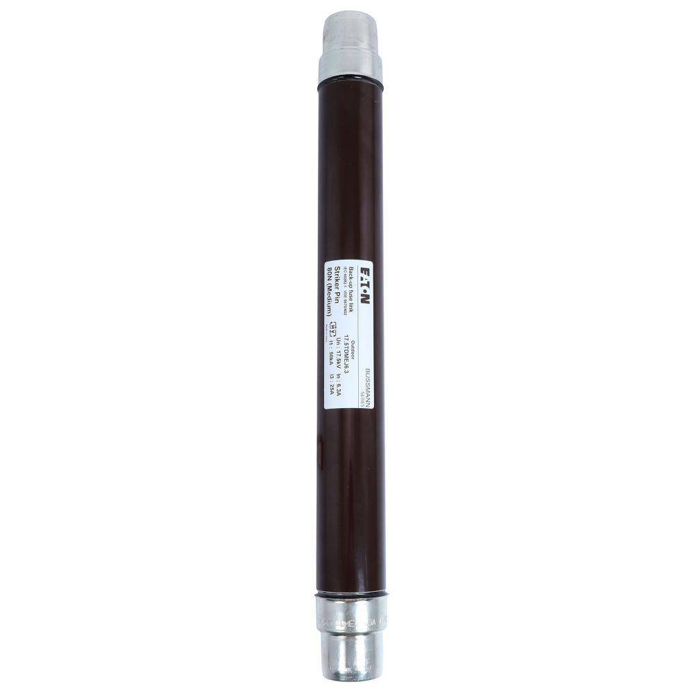 Bussmann 17.5TDMEJ6.3 TDMEJ Back-Up DIN Dimensioned Medium Voltage Type T Current Limiting IEC Fuse, 17.5 kV, 6.3 A