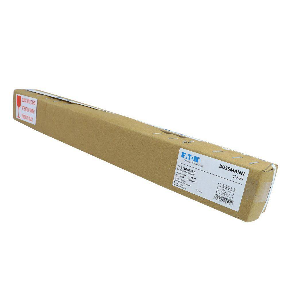 Bussmann 17.5TDMEJ6.3 TDMEJ Back-Up DIN Dimensioned Medium Voltage Type T Current Limiting IEC Fuse, 17.5 kV, 6.3 A