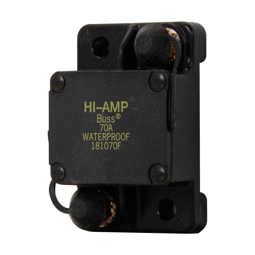 Bussmann 185060F-04-1 Circuit Breaker, 60 A, 42 VDC, 3000 A Interrupt