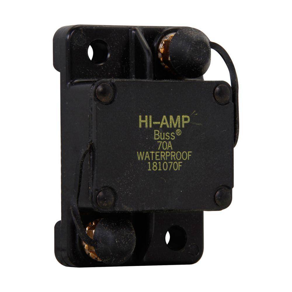 Bussmann 185060F-04-1 Circuit Breaker, 60 A, 42 VDC, 3000 A Interrupt