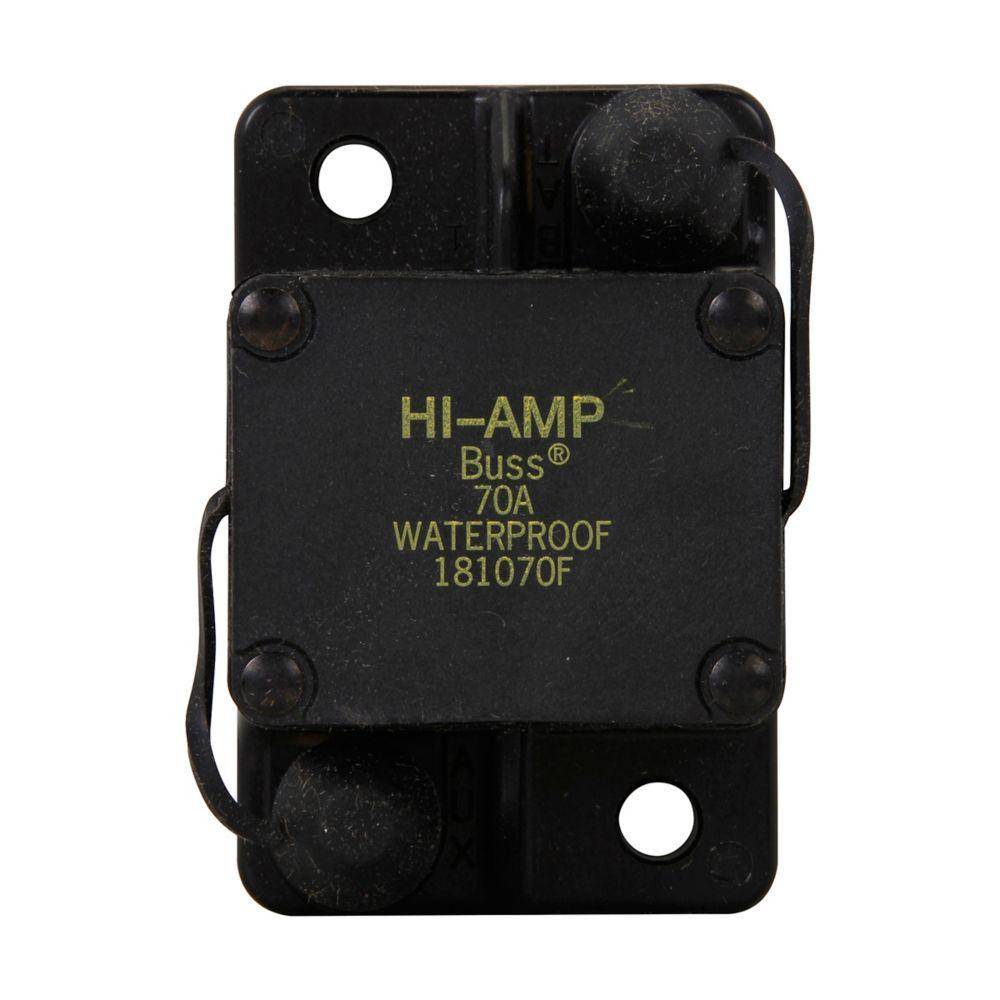 Bussmann 185060F-04-1 Circuit Breaker, 60 A, 42 VDC, 3000 A Interrupt