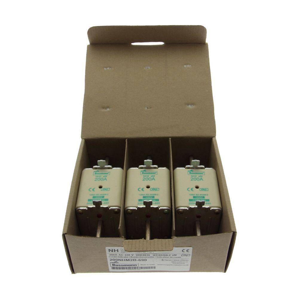 Bussmann 200NHM2B-690 Fuse Link, 690 VAC, 200 A