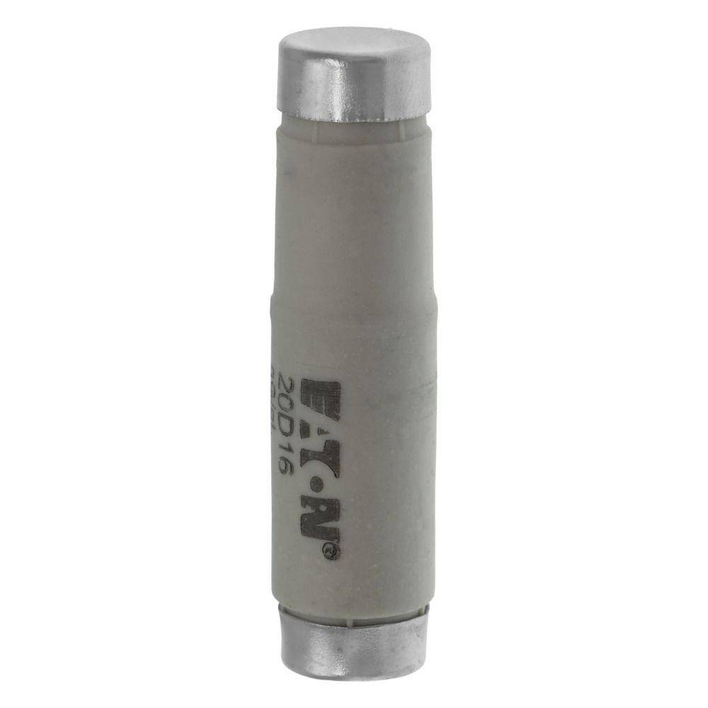 Edison 20D16 Type D Diazed Low Voltage Time Delay Time-Delay Fuse Link, 20 A, 500 VAC, 100 kA Interrupt, Class: gG/gL, Round Body